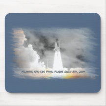 Atlantis Space Shuttle STS-135 Last Flight Mouse Pads