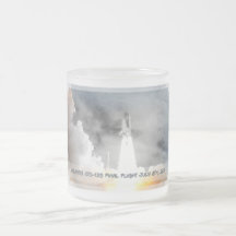 Atlantis Space Shuttle STS-135 Last Flight Mugs