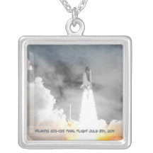 Atlantis Space Shuttle STS-135 Last Flight Pendants
