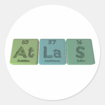 Atlas-At-La-S-Astatine-Lanthanum-Sulphur Sticker
