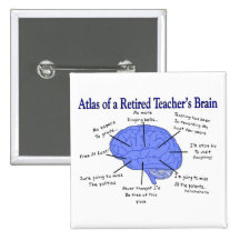 Atlas du cerveau d'un professeur retraité badges
