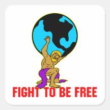 Atlas Fight To Be Free Stickers