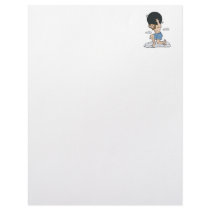 atlas holding bowling ball letterhead design