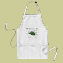 Atlas of a Geologist's Brain Funny Gifts aprons