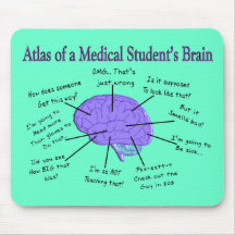 Atlas of a Medical Student's Brain #2 Mouse Pad