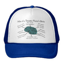 Atlas of a Trauma Nurse's Brain Mesh Hat