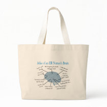 Atlas of an ER Nurse's Brain Gifts Canvas Bag