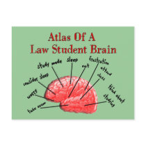 Atlas of Law Student Brain Post Card