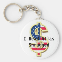 Atlas Shrugged key chain