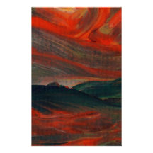 Atmospheric Landscape 1 - Mood Emotion Passion Stationery Design
