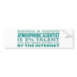 Atmospheric Scientist 3% Talent Bumper Sticker