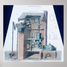 Atmospheric Steam Engine Posters