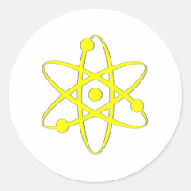 atom yellow sticker