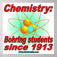 Atome de Bohr Poster