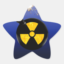 Atomic bomb sticker