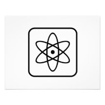 Atomic Chic Personalized Invites