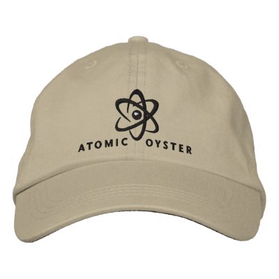 Atomic Oyster Baseball Hat Embroidered Baseball Cap by AtomicOyster