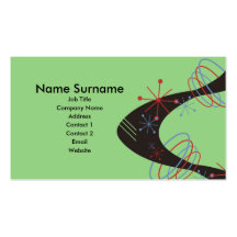 Atomic Wave, business card template