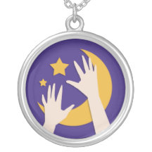 Atrapando la luna y las estrellas pendant
