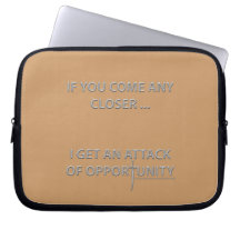 Attack of Opportunity Computer Sleeve