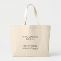 Attack of Opportunity Tote Bags