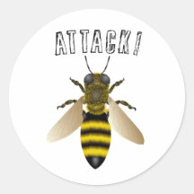 Attack of the Bee Stickers