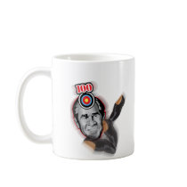 Attack of the flying shoe-Throw Shoe @ George Bush Mug