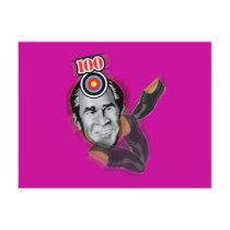 Attack of the flying shoe-Throw Shoe @ George Bush Post Cards