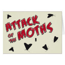 Attack of the Moths Card