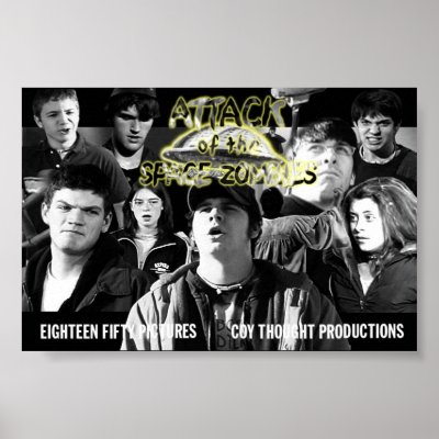 Attack of the Space Zombies Movie Poster by TimmerOP