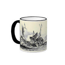 Attaque de Kraken ! Texte de la tasse W