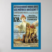 Attendrons-Nous (canvas) Poster