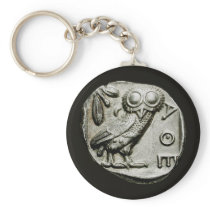 Attica Tetradrachm Owlthena Keychains