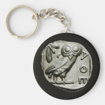Attica Tetradrachm Owlthena Keychains