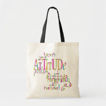Attitude - Budget Tote Bag