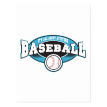 Attitude de base-ball cartes postales
