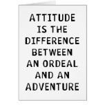 Attitude Difference Greeting Cards