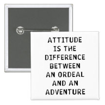 Attitude Difference Pinback Button