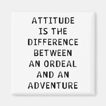 Attitude Difference Refrigerator Magnets