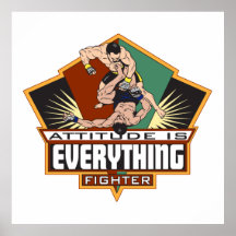 Attitude Fighter Print