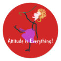 Attitude is Everything stickers