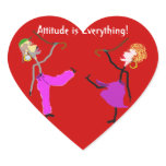Attitude is Everything-Woman Dancing with Cane Stickers