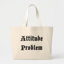 Attitude Problem Canvas Bag