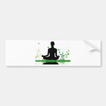attitude zen autocollant pour voiture