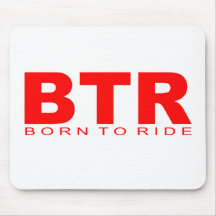 Attitudes - "Born To Ride" Mousepad
