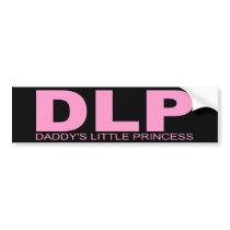 Attitudes - "Daddy's Little Princess" Bumper Sticker