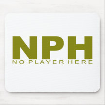 Attitudes - "No Player Here" Mouse Pad