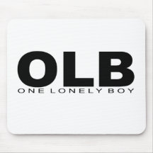 Attitudes - "One Lonely Boy" Mouse Mat