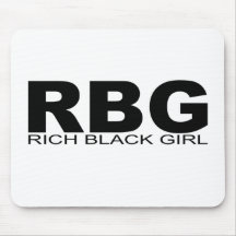 Attitudes - "Rich Black Girl" Mouse Pad