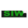 Attitudes - "Single Independent Woman" Bumper Sticker